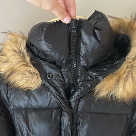SAM. Millennium faux Fur Trim Down Coat - Picture 7 of 16